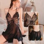 0Premium Quality Butterfly Whisper Mesh Nightdressfor - Image 12