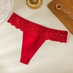 Women's Allure Lace Waist Seamless Thong - Comfort Stretch G-String